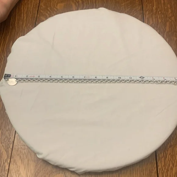 AUTH RETURN TO TIFFANY OVAL CHOKER NECKLACE 925  SOLID GENUINE STERLINg Silver - Picture 4 of 4